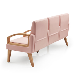 Banc de salle <span class=keywords><strong>d</strong></span>'attente VIP pour terminal aéroportuaire, chaise ergonomique moderne en aluminium de style nordique pour écoles, hôpitaux, banques - Product Image 4