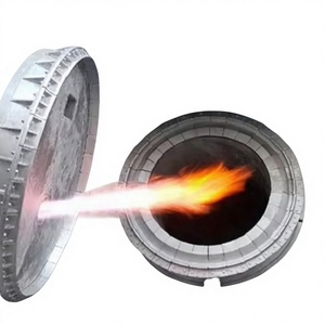 Horno Rotatorio Inclinable de Gas de 2 MT, Nuevo, al Mejor Precio, para Fundir Aluminio, Reciclaje de Chatarra Metálica, Equipos para Plantas de Fabricación - Product Image 1