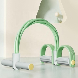 All'ingrosso per il Fitness bruciante grasso del pedale Sit up Assist Booster esercizio di tirare la corda pedale quattro tubo tenditore per le donne - Product Image 4