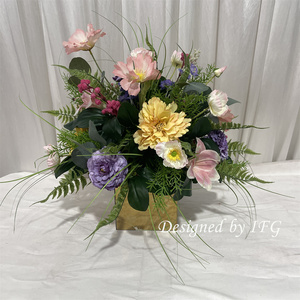 Ifg Hot Bán 35Cm Đường Kính Lụa Hiện Đại Mùa Xuân Hoa Bóng Trung Tâm Cho Đám Cưới Bảng Ăn Uống Trang Trí - Product Image 2