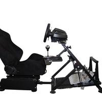 Soporte de asiento de simulador de carreras de Juego plegable YUESHEN, asiento de cubo de juego para G2527 G29 T300 CSW Sim Racing, PlayStation, PC