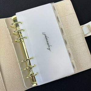 Orçamentação Acessórios Money Holder Organizer A6 Mensal Tabbed Bolso Limpar Binder Insere Tabs Zipless Dinheiro Recheio Envelopes - Product Image 1