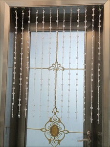 Catena di perline a forma di cuore AB riflettente in plastica per decorazioni finestra di San Valentino, forniture romantiche per anniversari, su bobina - Product Image 5