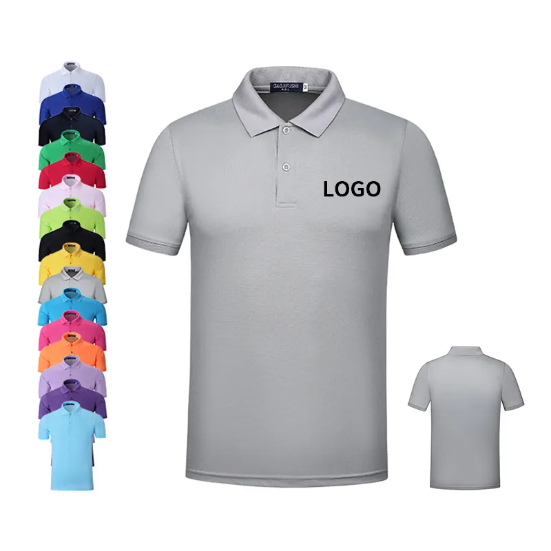 Camisetas de polo para hombre con estampado de logotipo personalizado, ropa de golf deportiva por sublimación informal de alta calidad, camisetas de polo de golf al por mayor