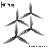 HQProp DP7X4X3-PC Hélice à 3 pales haute performance en matériau composite de 5 pouces, accessoires pour drones Cinelifter, drones FPV longue portée, RC