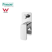 Frascio ACS CE Robinets thermostatiques dissimulés Mitigeur de douche en laiton chromé pour hôtels appartements en céramique