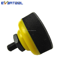 EVERTOOL Disque de ponçage adhésif 1/4" Mini Pad, support de ponçage collant 30mm pour polisseuse et ponceuse