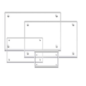 <span class=keywords><strong>3x2</strong></span> отдельно стоящая прозрачная акриловая магнитная блок фоторамка для настольного дисплея - Product Image 1