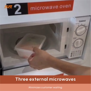 XY 健康食品自動販売機 半自動カスタマイズホットフード自動販売機（電子レンジ3台搭載） - Product Image 4