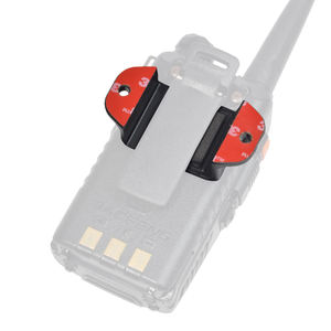 Support de fixation pour véhicule, voiture, bateau avec 2 vis pour radio portable, talkie-walkie et micro-haut-parleur avec clip ceinture - Product Image 3