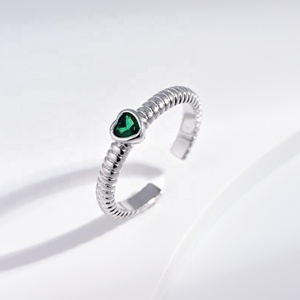 wholesale sterling <b>silver</b> 925 plata gold plated pear cut stone <b>rings</b> wedding engagement open <b>adjustable</b> finger <b>ring</b> for woman - Product Image 5