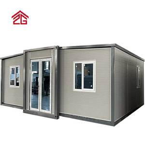 Maison préfabriquée <span class=keywords><strong>de</strong></span> <span class=keywords><strong>luxe</strong></span> Allstar moderne, extensible, modulaire, en panneaux sandwich d'acier, construction rapide, portique personnalisé, 30m2 - Product Image 1