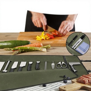 Échantillon Gratuit - Sac de Transport Portable Grande Capacité pour Couteaux de Chef - Étui de Rangement de Cuisine pour Chefs Professionnels et Cuisiniers - Product Image 1
