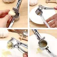 Presse-ail à main en acier inoxydable, hachoir manuel, outil de meulage pour accessoires de cuisine, outils pour fruits et légumes