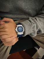 Montre de luxe classique de haute qualité personnalisée, bracelet en silicone, étanche, montre de sport pour homme, étanche 3ATM, Reloj