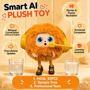 ตุ๊กตาพูดได้สองภาษา AI สำหรับการขายตรง ของเล่นเสริมการเรียนรู้ภาษาอังกฤษและ<span class=keywords><strong>ภาษา</strong></span>สเปน พร้อมดวงตา LED แบบไดนามิก และสารานุกรมกว่า 1 แสนเรื่อง - Product Image 3