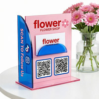 Signalétique en acrylique personnalisée et présentoirs de comptoir pour divers usages de marquage et de décoration
