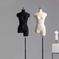 Mannequin de couture en mousse souple ajustable demi-corps WH-CN-SL, mannequin de couture à aiguilles, mannequin de couture à vendre, mannequin de tissu