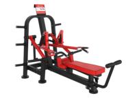 Équipement de fitness à usage commercial : Machine de musculation horizontale en acier avec charge de plaques sécurisée