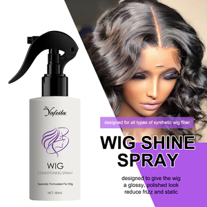 Espray de seda refrescante para peluca personalizada para pelucas sintéticas, niebla hidratante y desenredante para pelucas largas o rizadas - Product Image 2