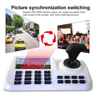 Monitor LCD de 5 Pulgadas, Controlador de Teclado IP PTZ, Cámara Domo de Alta Velocidad, Joystick 3D, Pantalla HD, Red