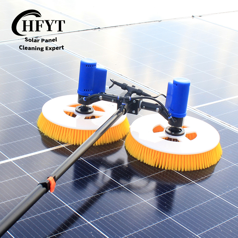 Solar Panel Cleaning Brush Kit Robot
