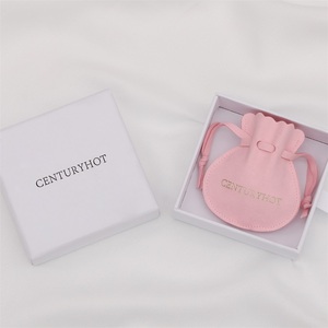 PUPPYSEW Bolsas de Microfibra al por Mayor para Joyería, Bolsas para Collares, Pendientes y Pulseras, Bolsa con Cordón para Joyería con Logotipo - Product Image 4