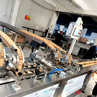 Nouvelle machine automatique SkywinBAKE pour la fabrication de biscuits, en acier inoxydable 304, contrôlée par écran tactile PLC, pour farine et eau