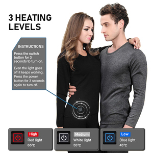 Set di biancheria intima riscaldata per adulti inverno neve Outdoor sport casa <span class=keywords><strong>abbigliamento</strong></span> <span class=keywords><strong>termico</strong></span> con Baselayer riscaldato - Product Image 2