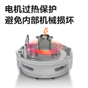 Deli 18883 Mini aspirateur électrique 0,2 L, nettoyeur de bureau portable alimenté par batterie pour étudiants - Product Image 4