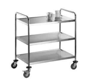 Carrito de Cocina de Acero Inoxidable Resistente con Ruedas, Carro Multifuncional para Almacenamiento de Alimentos para Restaurantes y Cocinas de Hoteles - Product Image 3