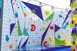 Circuito <span class=keywords><strong>de</strong></span> Obstáculos Ninja Warrior para Todas las Edades, Equipo <span class=keywords><strong>de</strong></span> Juegos Interior Comercial con Toboganes <span class=keywords><strong>de</strong></span> Trampolín y Pared <span class=keywords><strong>de</strong></span> Escalada - Product Image 3