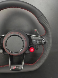 พวงมาลัยแต่งสไตล์ RS สำหรับ Audi A3/A4/A5/A6/A7/Q3/Q5/Q7/A8/S/RS ซีรีส์ หุ้มหนัง/หุ้มแบบพัน - Product Image 6