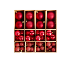 Boules de Noël décoratives rondes à paillettes en gros pour la maison