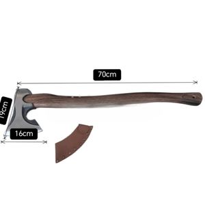 High Carbon Steel <strong>Axe</strong> Head with Wood Handle Flat Head Industrial Grade Outdoor Camping Carpenter DIY Woodchopping <strong>Tree</strong> <strong>Cutting</strong> - Product Image 1