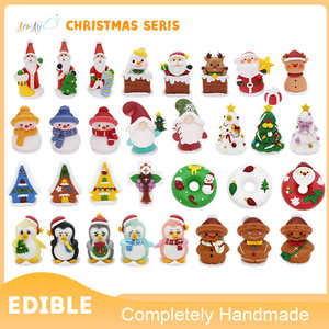 Décorations comestibles 3D en guimauve pour gâteaux de Noël, prêtes à être expédiées, en stock, pour pâtisseries et ingrédients de boulangerie - Product Image 2