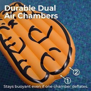 Flotador Inflable de PVC con Diseño de Tigre, Colchoneta Flotante de Verano con Dibujos Animados para Adultos - Product Image 5