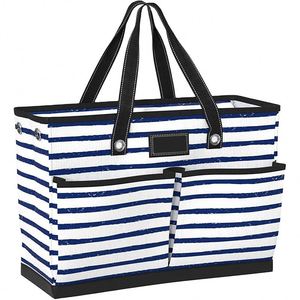 Bolsa de playa grande, plegable, reciclada, impermeable, con logotipo personalizado de fábrica BSCI, para viajes. - Product Image 1