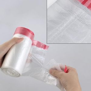 Bolsas de Basura de Gran Capacidad de 5 Galones, Bolsas de Basura con Cordón, Bolsas de Basura Transparentes, Directo de Fábrica - Product Image 3