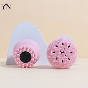 Cepillo de Limpieza Facial de Silicona Exfoliante con Forma de Medusa, Cepillo Giratorio <span class=keywords><strong>para</strong></span> Limpieza Facial, Masajeador, Cepillo <span class=keywords><strong>para</strong></span> Champú de Bebé - Product Image 1