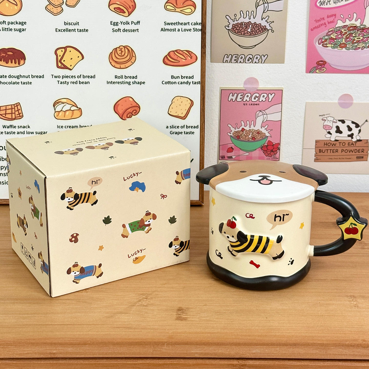 [Exquisite Box Packaging] Black Dachshund