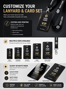 High Quality Eco-friendly Durable <b>Polyester</b> <b>Lanyards</b> Wholesale Custom Logo Screen Printing Card - Product Image 2