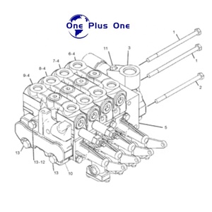 Conjunto de Válvulas 124-3325 Original Nuevo en Existencia para Motoniveladoras <span class=keywords><strong>Caterpillar</strong></span> 160K 140K 160H 120K 140H 120H <span class=keywords><strong>135H</strong></span> - Product Image 6