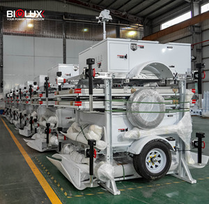 Di động năng lượng mặt trời cctv Trailer bãi đậu xe an ninh <span class=keywords><strong>Camera</strong></span> Trailer <span class=keywords><strong>video</strong></span> giám sát cho xây dựng trang web để bán - Product Image 6