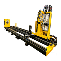 Machine de découpe plasma CNC de haute qualité pour tubes ronds et carrés en acier inoxydable et en acier au carbone, prix de gros, garantie d'un an