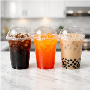 Vasos de Plástico PET Transparentes Desechables con Logotipo Personalizado, de 8oz, 12oz y 16oz, Reutilizables, con Fondo Redondo, para Café, Bebidas Frías y Jugos - Product Image 4