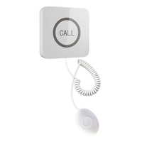 Système d'appel sans fil Bouton d'appel tactile blanc Système d'appel de service de serveur pour Restaurant Cafe Shop Hookah Clinic Hospital