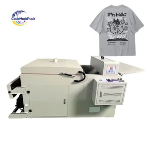 高性价比I3200头60厘米DTF打印机直接热转印聚酯薄膜印刷与摇床粉末机