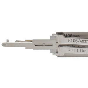 Bộ dụng cụ mở khóa chuyên nghiệp Lishi B106 GM37 2 trong 1 chất lượng cao dành cho xe B-UICK, C-ADILLAC, C-HEVROLET, G-M - Product Image 2