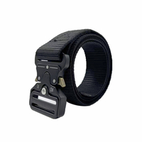 Ceinture tactique pour homme de haute qualité, ceinture en nylon robuste avec boucle pour les sports de plein air, entraînement, logo personnalisé